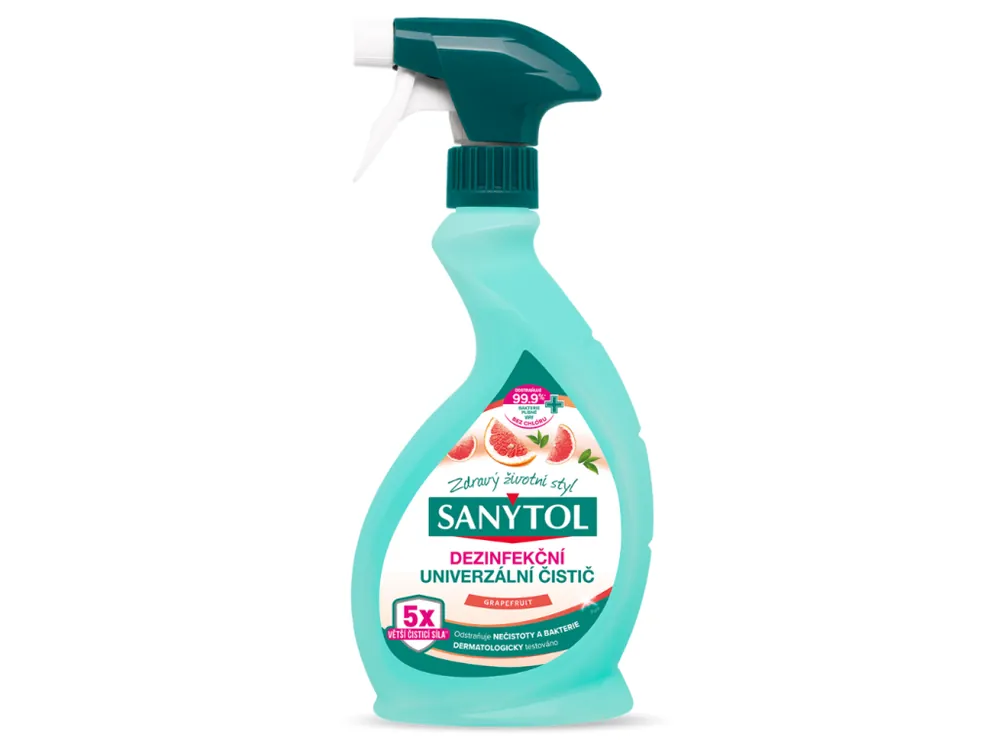Sanytol univerzální čistič 500 ml Dezinfekce - Grapefruit Objednat Nyní