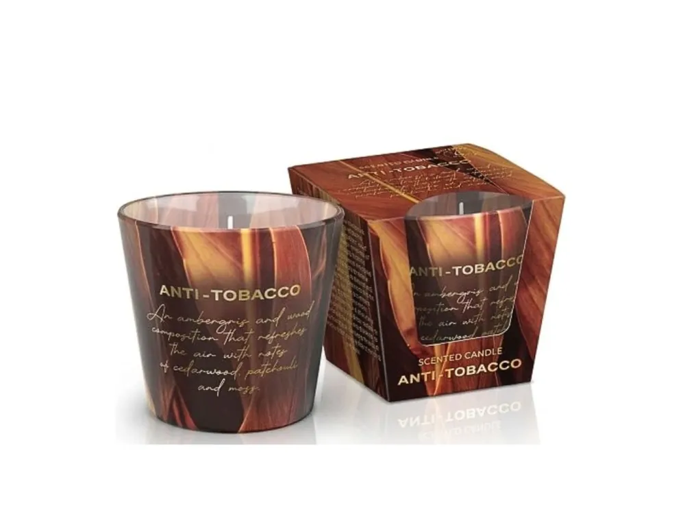 Bartek Candles svíčka 115 g Anti-Tobacco Tovární Cena