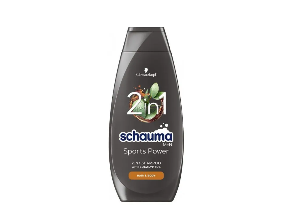 Schauma Men šampon 400 ml Sports Power 2v1 Super Cena