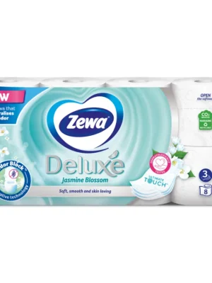 Zewa toaletní papír 8 ks Deluxe Jasmine Blossom 3-vrstvý Horká Nabídka