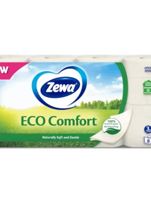 Zewa toaletní papír 8 ks ECO Comfort 3-vrstvý Přímo Od Výrobce