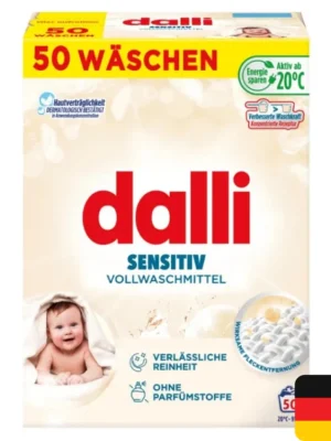 Oblíbený Dalli prací prášek 50 dávek Sensitiv 2,5 kg