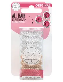 INVISIBOBBLE Original Clear Bronze 8ks - Spirálové gumičky do vlasů - průhledné + bronzové Speciální Cena