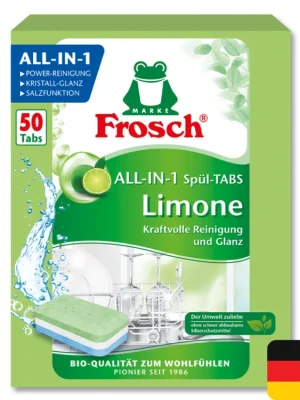 Frosch tablety do myčky 50 ks Limonen All in 1 Nejprodávanější
