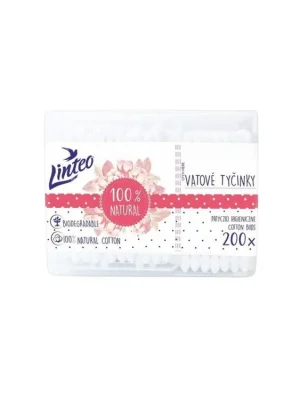 Linteo vatové tyčinky 200 ks BOX Expresní Doručení