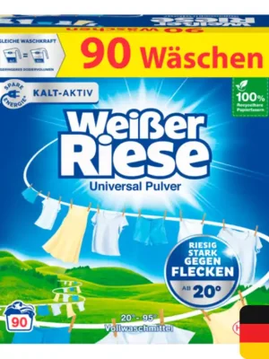 Akční Cena Weisser Riese prací prášek 90 dávek Universal 4,5 kg
