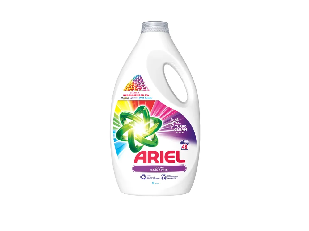 Autentický Ariel prací gel 48 dávek Color 2,4 l (EXP 02/26)