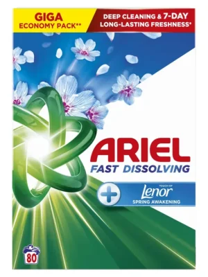 Finální Výprodej Ariel prací prášek 80 dávek Touch of Lenor Spring Awakening 4,4 kg
