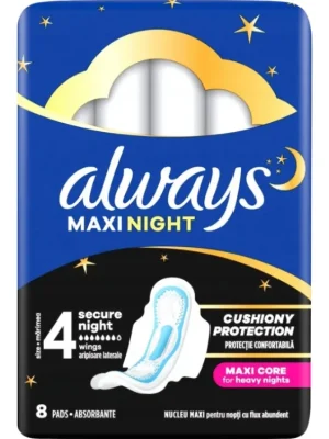 Akční Cena Always vložky 8 ks Maxi Night plus