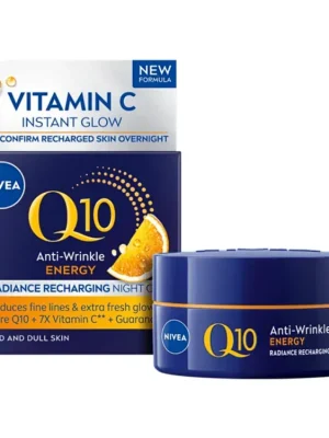 Nivea noční krém 50 ml Q10 Energy proti vráskám Sleva
