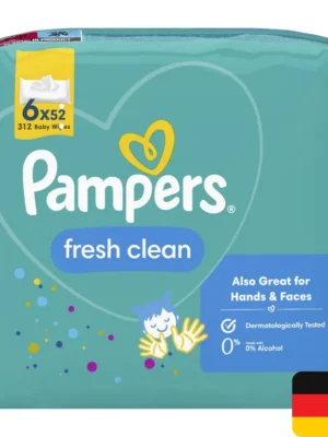 Pouze Dnes Pampers vlhčené ubrousky 6 x 52 ks Fresh Clean