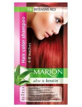 Značkový MARION Hair Color Shampoo 56 Intensive Red - barevný tónovací šampon 40ml - intenzivní červená