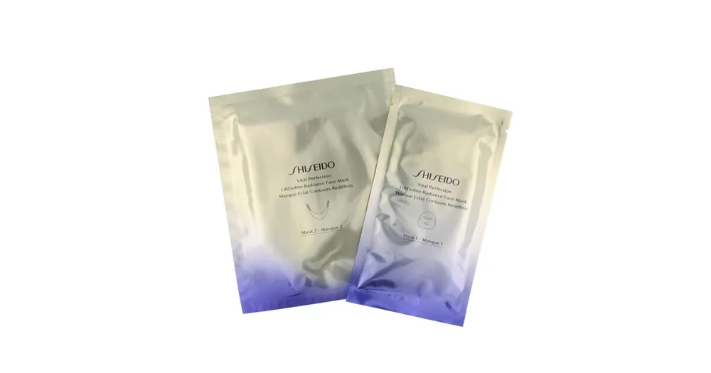 Odeslání Ihned Shiseido Vital Perfection Liftdefine Radiance Face Mask 6 x 2 ks