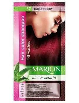 MARION Hair Color Shampoo 57 Dark Cherry - barevný tónovací šampon 40ml - tmavá višeň Objednat Nyní