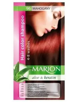 Pouze Dnes MARION Hair Color Shampoo 96 Mahogany - barevný tónovací šampon 40ml - mahagonová