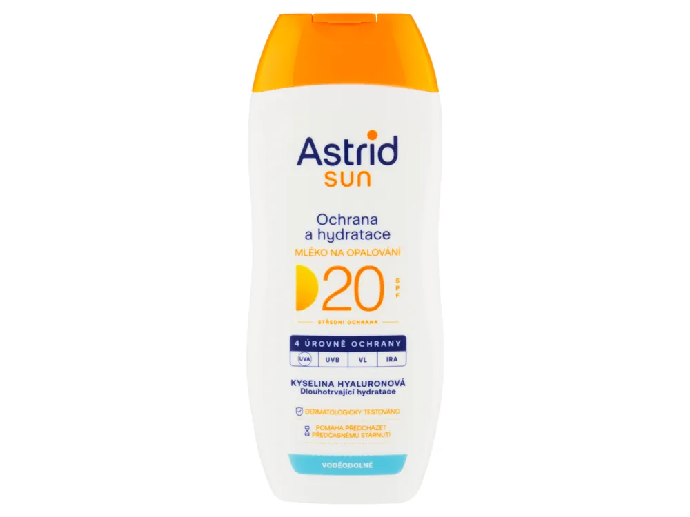Omezená Nabídka Astrid SUN mléko na opalování SPF20 200 ml
