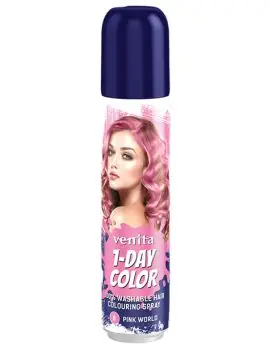 Cenově Výhodný VENITA 1-DAY Colouring Spray 8 PINK WORLD - barevný sprej na vlasy 50ml - růžový