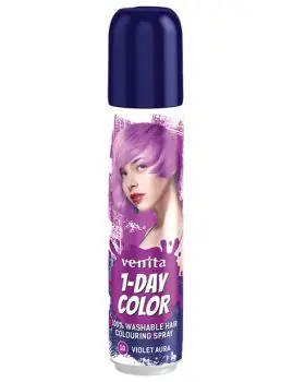 Cenově Výhodný VENITA 1-DAY Colouring Spray 10 VIOLET AURA - barevný sprej na vlasy 50ml - fialový