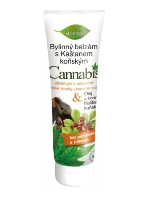 Bione Cannabis s Kaštanem koňským - bylinný balzám 300 ml Koupit Online