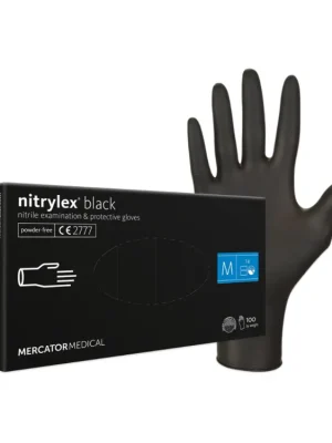 Mercator nitrilové rukavice 100 ks vel. M černé Značkový