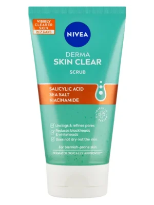 Nejprodávanější Nivea pleťový peeling 150 ml Derma Skin Clear