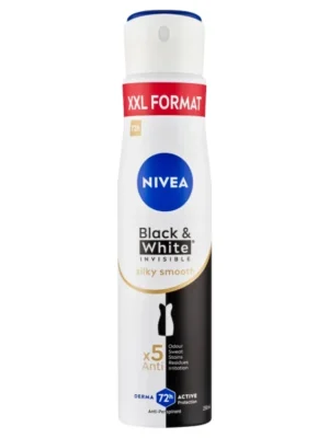 Nivea antiperspirant sprej 250 ml Invisible Black & White Silky Smooth XXL Časově Omezené