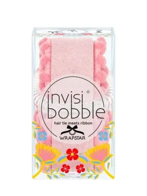 Originální Invisibobble WRAPSTAR Flores & Bloom gumička do vlasů se stuhou Ami & Co