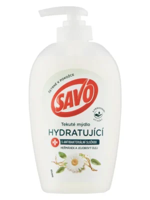 Vrácení Zdarma Savo tekuté mýdlo s dávkovačem 250 ml Heřmánek a jojobový olej