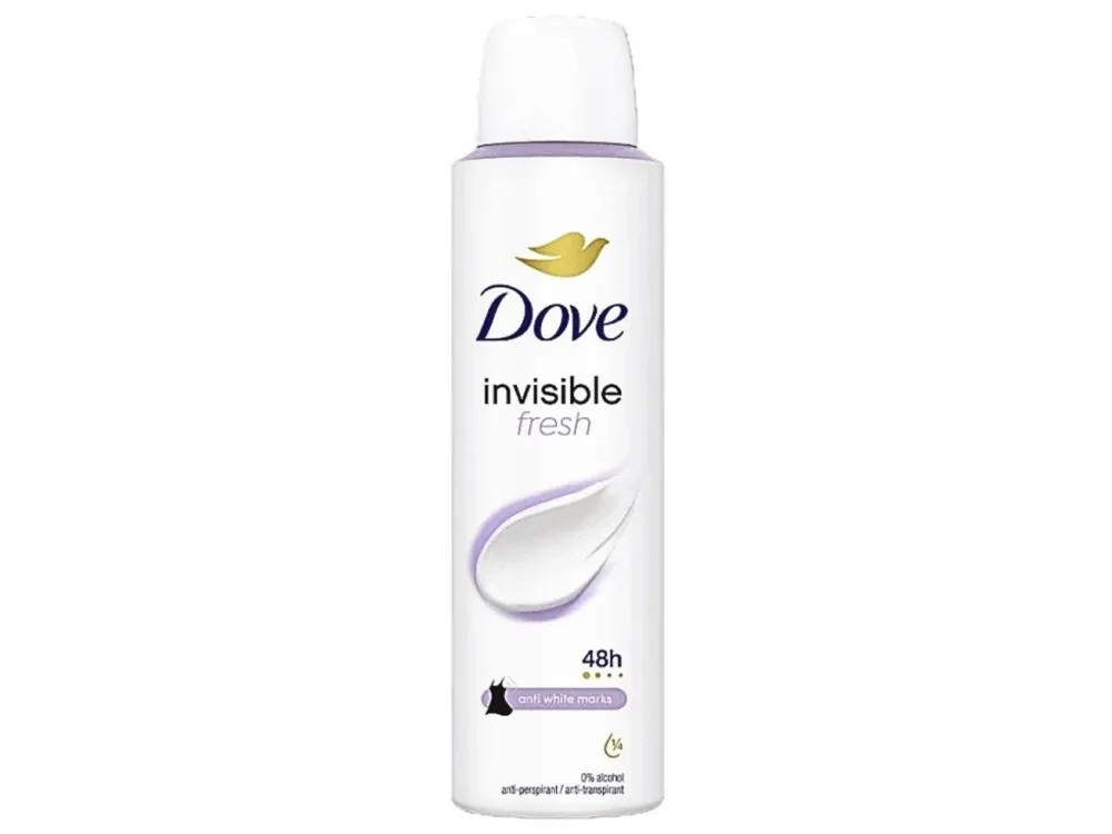 Akce Dove antiperspirant sprej 150 ml Invisible Fresh