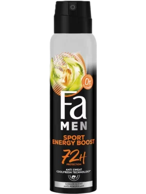 Akční Cena Fa Men antiperspirant sprej 150 ml Sport Energy Boost