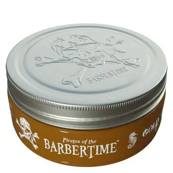Přímo Od Výrobce BARBERTIME Gold Pomade 150ml - středně tužící pomáda na vlasy s vysokým leskem