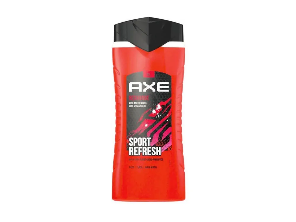 Axe sprchový gel 400 ml Recharge Sport Refresh 3v1 Nejprodávanější