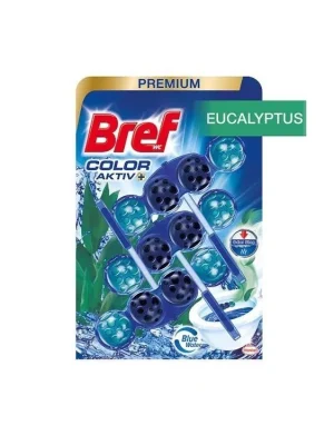 Bref WC blok Color Aktiv 3 ks (3x50g) Eucalyptus Značkový