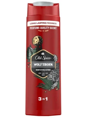 Cenová Bomba Old Spice sprchový gel 400 ml Wolfthorn 3v1