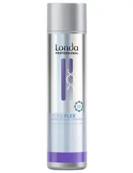 Časově Omezené LONDA TonePLEX Pearl Blond Shampoo 250ml - fialový šampon na vlasy pro studenou blond