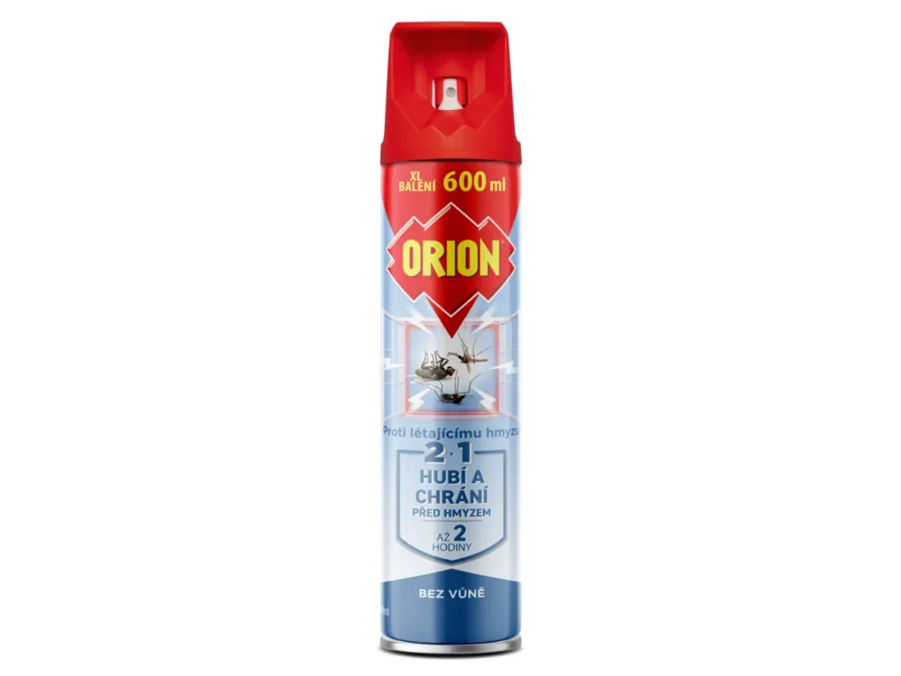 Výhodná Nabídka Orion sprej proti létajícímu hmyzu 600 ml Bez vůně