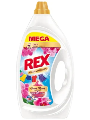 Přímo Od Výrobce Rex prací gel 80 dávek Color Aromatherapy Good Mood Orchid 3,6 l