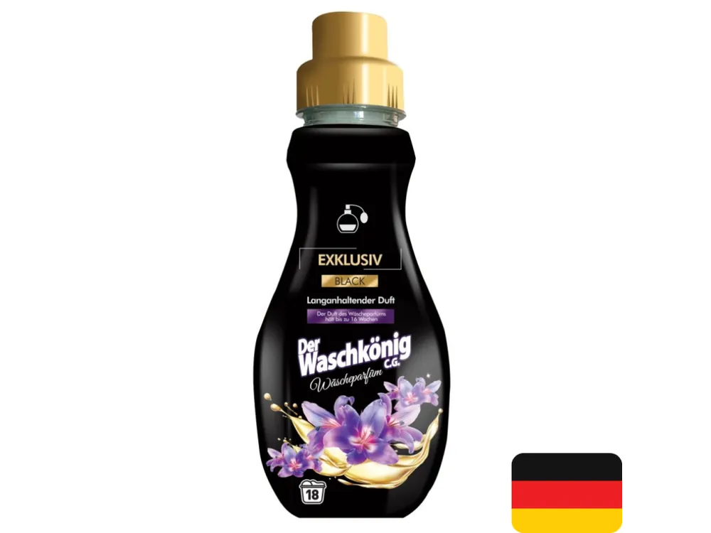 Waschkönig parfém na praní 18 dávek Black 360 ml Expresní Doručení