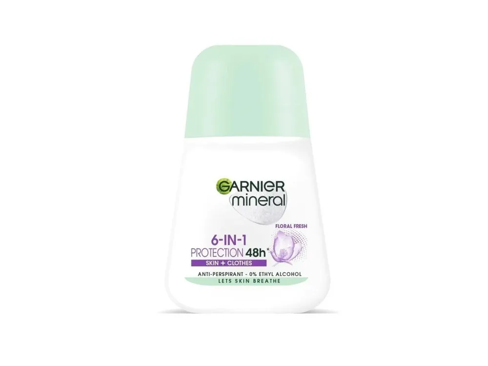 Garnier roll-on 50 ml 6-in-1 Protection Floral Fresh Nová Kolekce