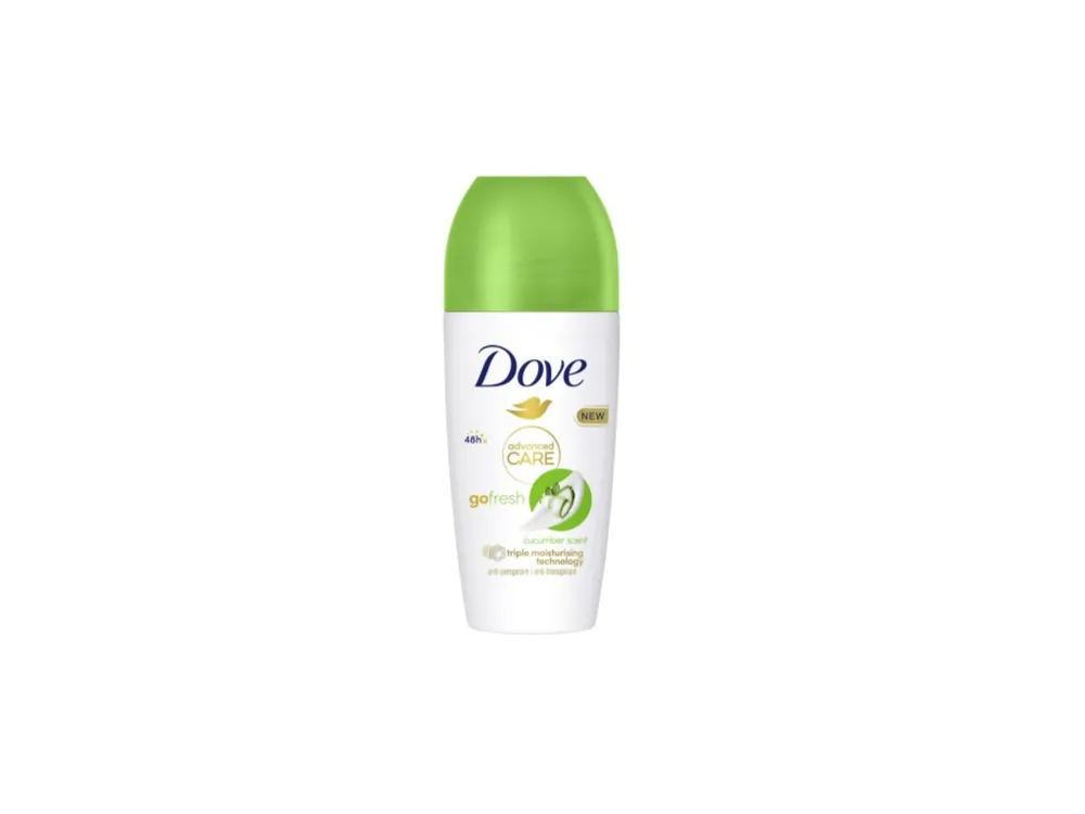Oblíbený Dove antiperspirant roll-on 50 ml Go Fresh Zelený čaj a okurka