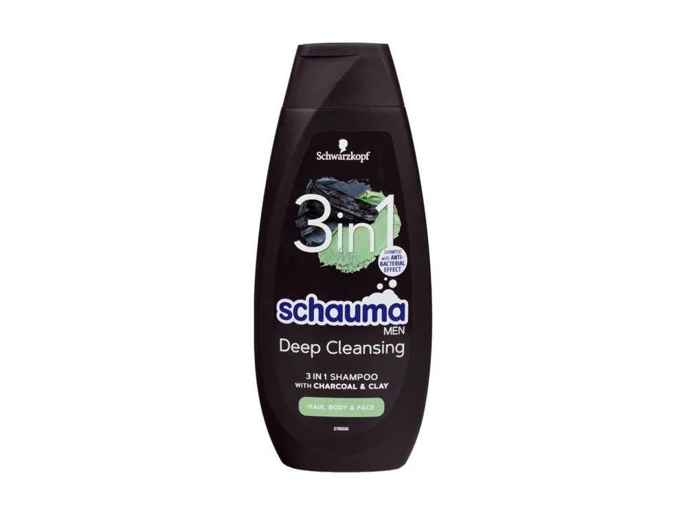 Oblíbený Schauma Men šampon 400 ml Deep Cleansing 3v1
