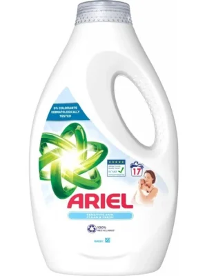 Výprodej Ariel prací gel 17 dávek Sensitive 850 ml