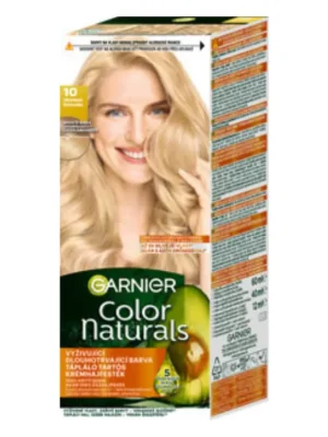 Bezpečná Platba Garnier barva na vlasy Color Naturals 10 Ultra blond