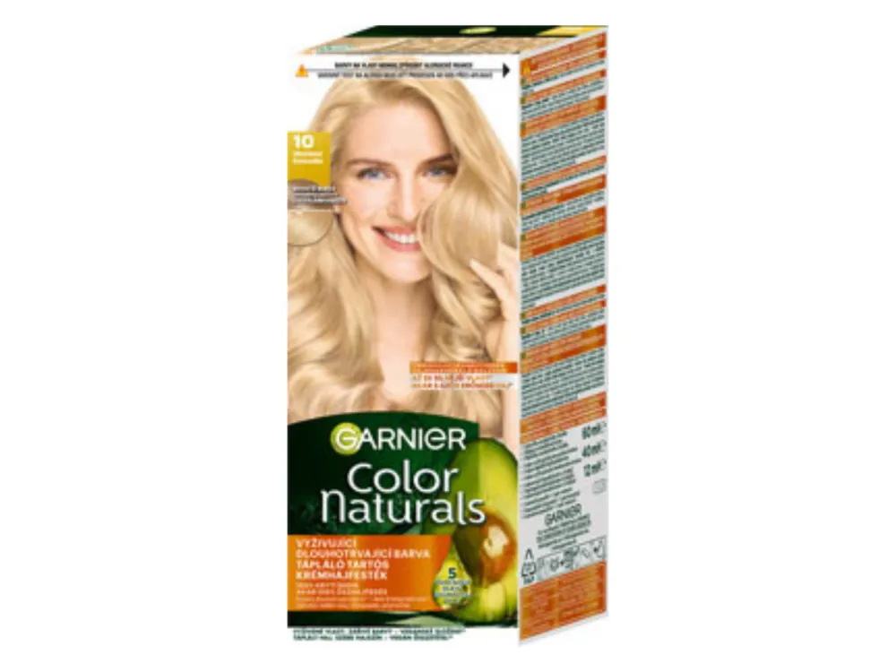 Bezpečná Platba Garnier barva na vlasy Color Naturals 10 Ultra blond