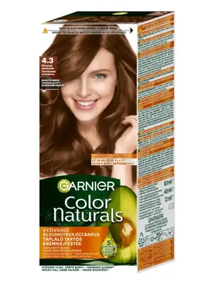 Značkový Garnier barva na vlasy Color Naturals 4.3 Přirozená zlatohnědá