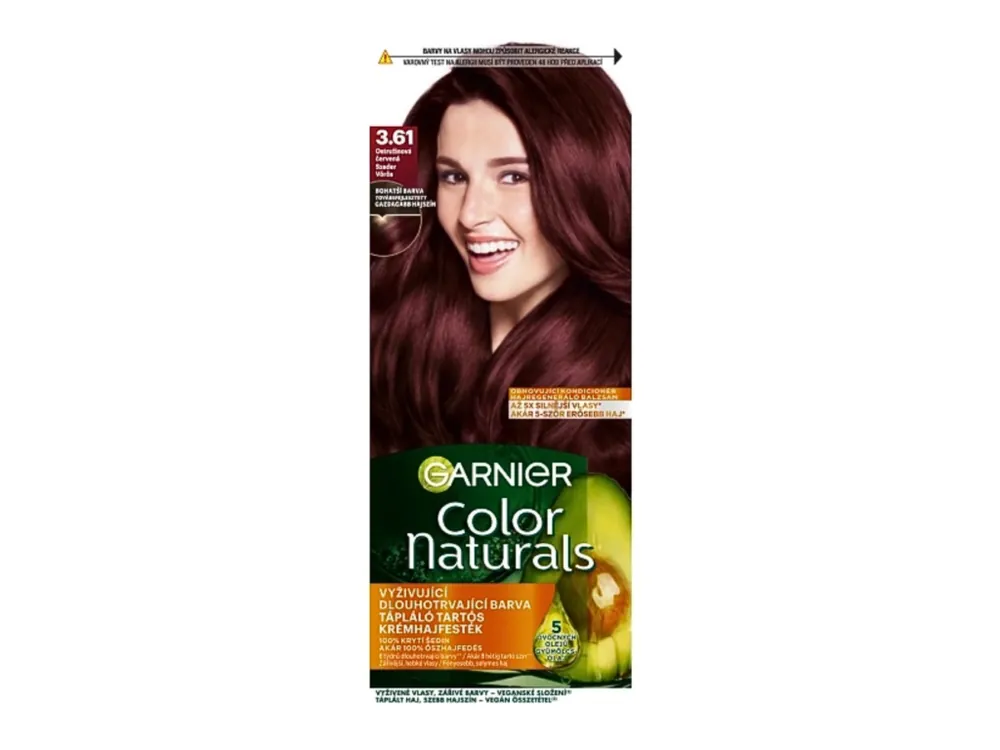 Horká Nabídka Garnier barva na vlasy Color Naturals 3.61 Ostružinová červená