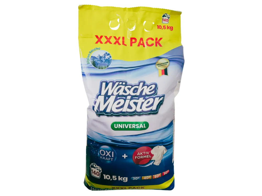 Wäsche Meister prací prášek 140 dávek Universal 10,5 kg Nejprodávanější