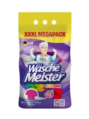 Vrácení Zdarma Wäsche Meister prací prášek 140 dávek Color 10,5 kg