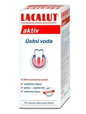 Lacalut ústní voda 300 ml Aktiv Ihned K Objednání