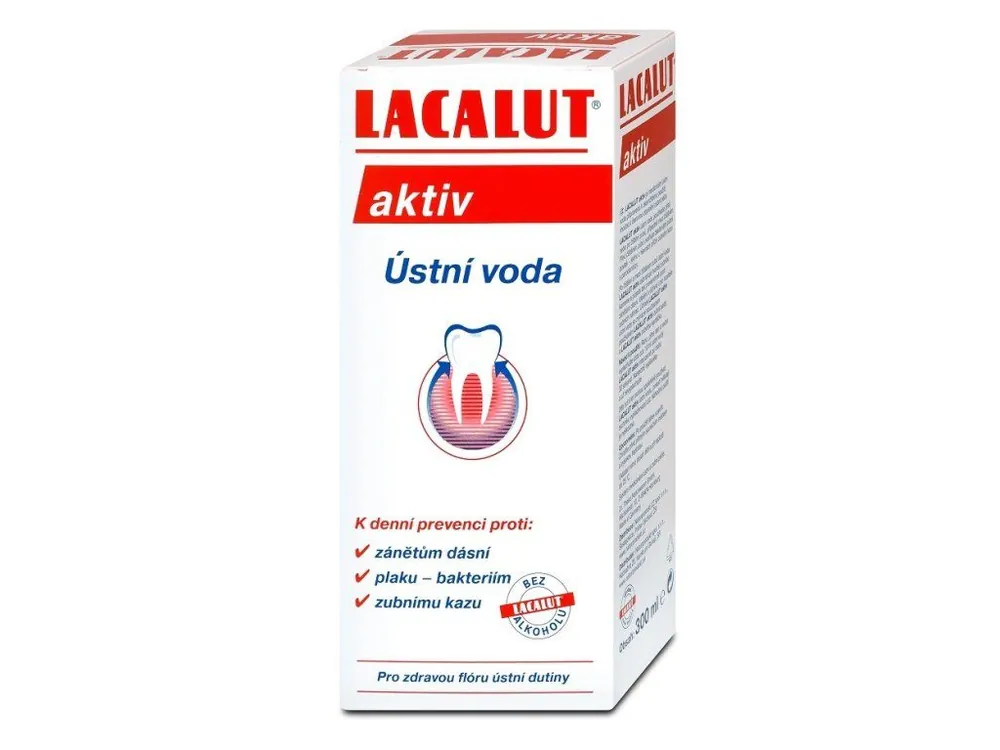 Lacalut ústní voda 300 ml Aktiv Ihned K Objednání